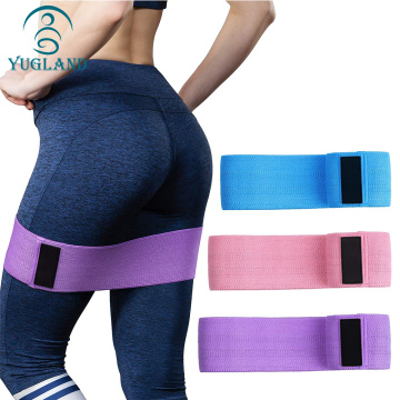 EXERCÍCIO GYM YOGA BANDS SET PREMIUM Anti-Burst Fitness Latex Pink Fabric Fabric Yoga Loop Resistance Bands